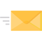 Illustration of a yellow envelope